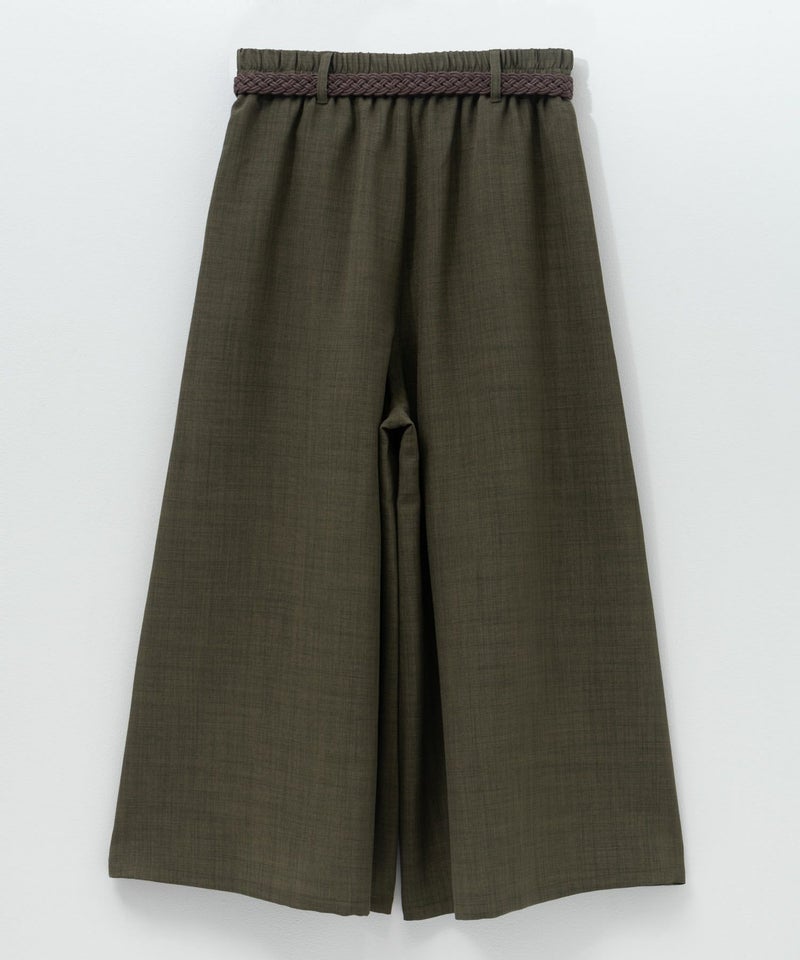 nAvy  ベルト付きワイドクロップドパンツ レディース商品画像-28