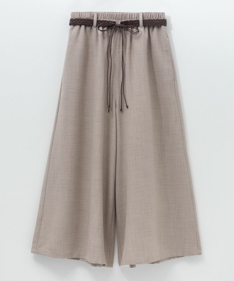 nAvy ベルト付きワイドクロップドパンツ レディース商品画像-29