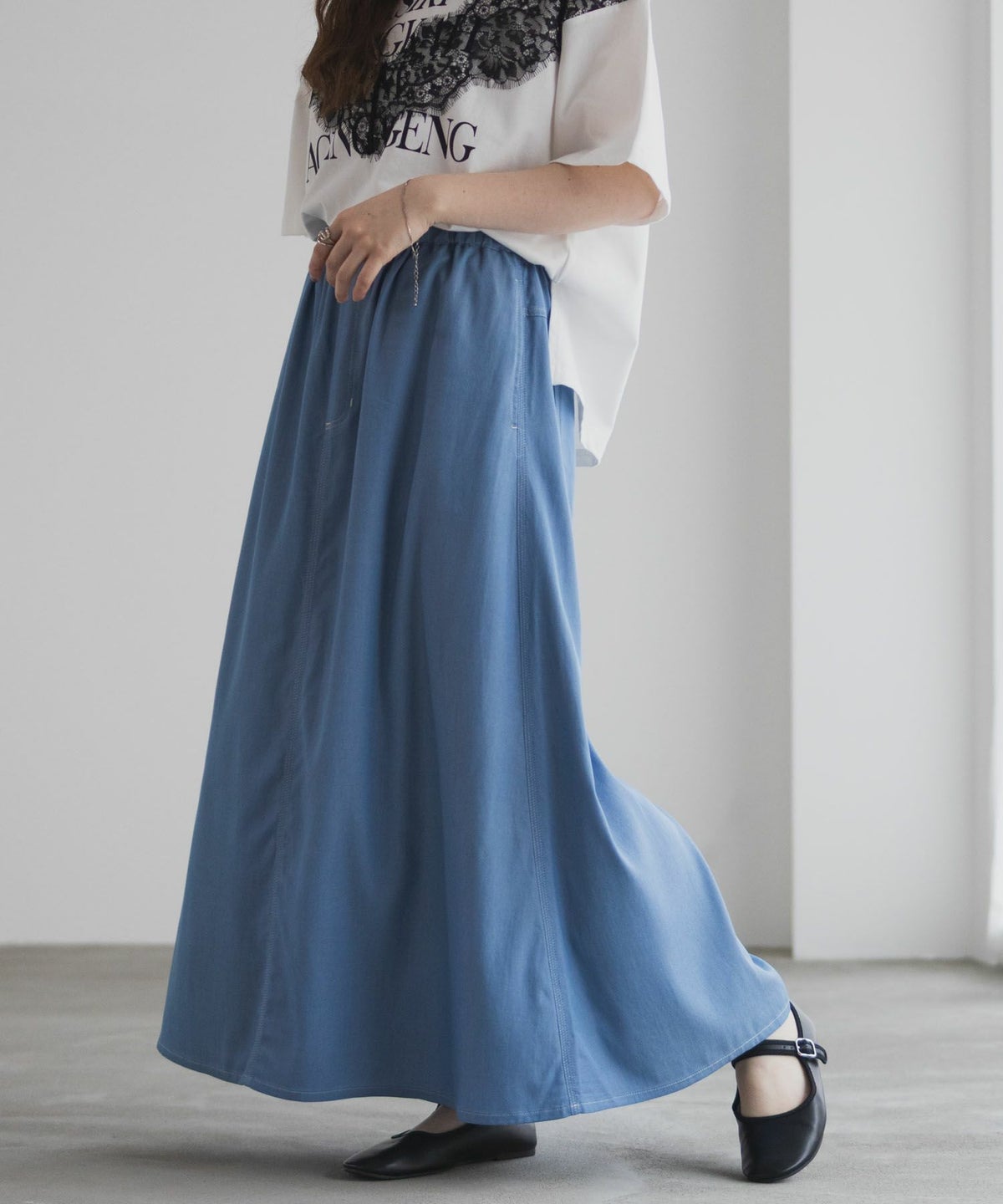 nAvy イージースカート レディース