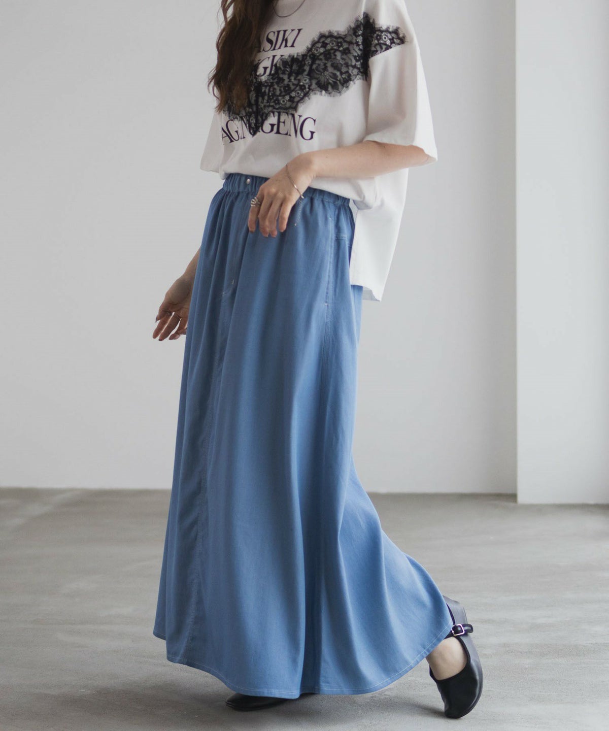 nAvy イージースカート レディース