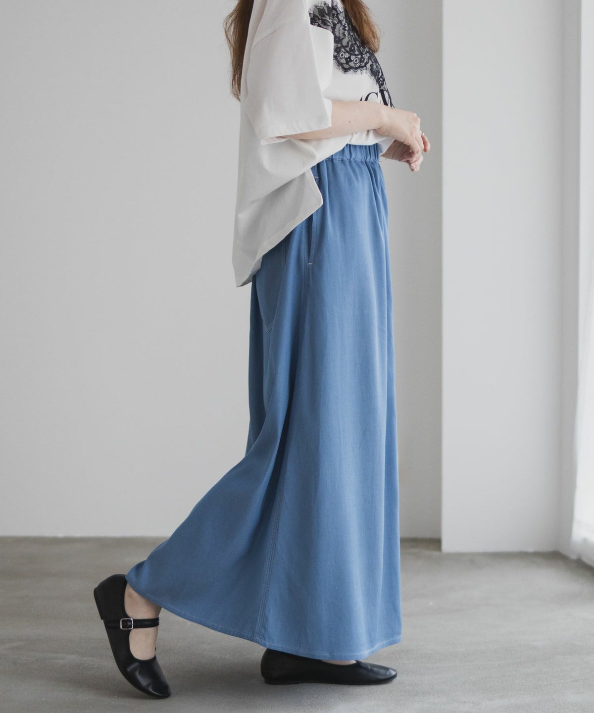 nAvy イージースカート レディース