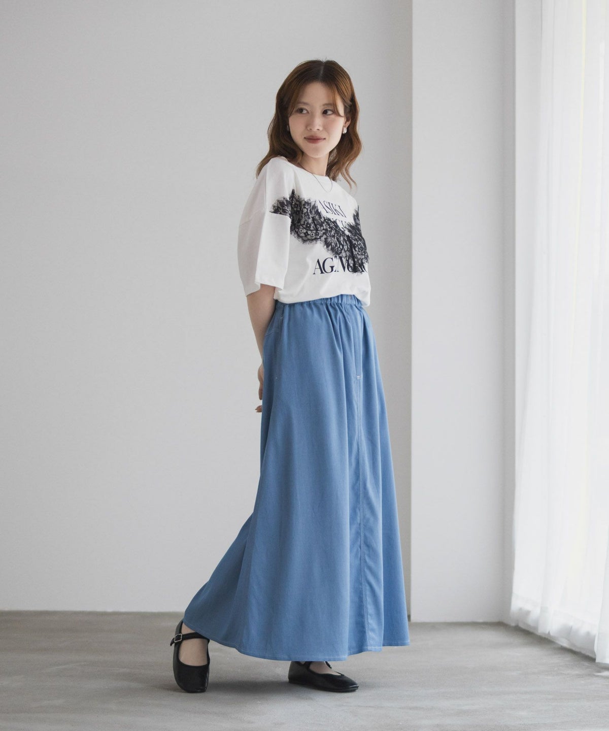 nAvy イージースカート レディース