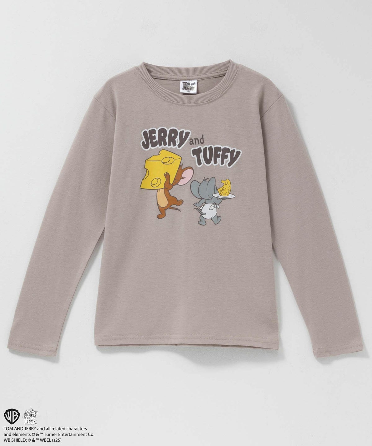 Tom and Jerry プリント長袖Tシャツ キッズ ネコポス 対応商品
