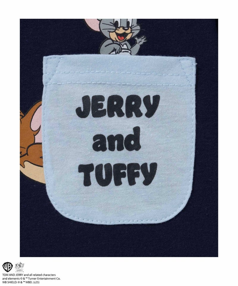 Tom and Jerry プリント長袖Tシャツ キッズ メール便 対応商品商品画像-4