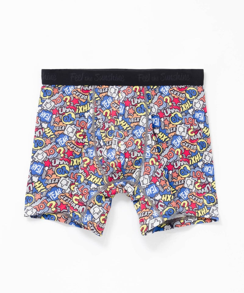 NAVY  メッシュボクサーパンツ ロゴ柄 メンズ メール便 対応商品商品画像-4