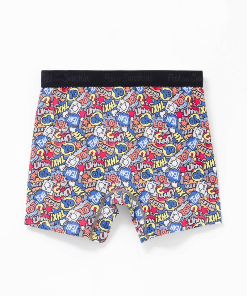 NAVY メッシュボクサーパンツ ロゴ柄 メンズ メール便 対応商品商品画像-5