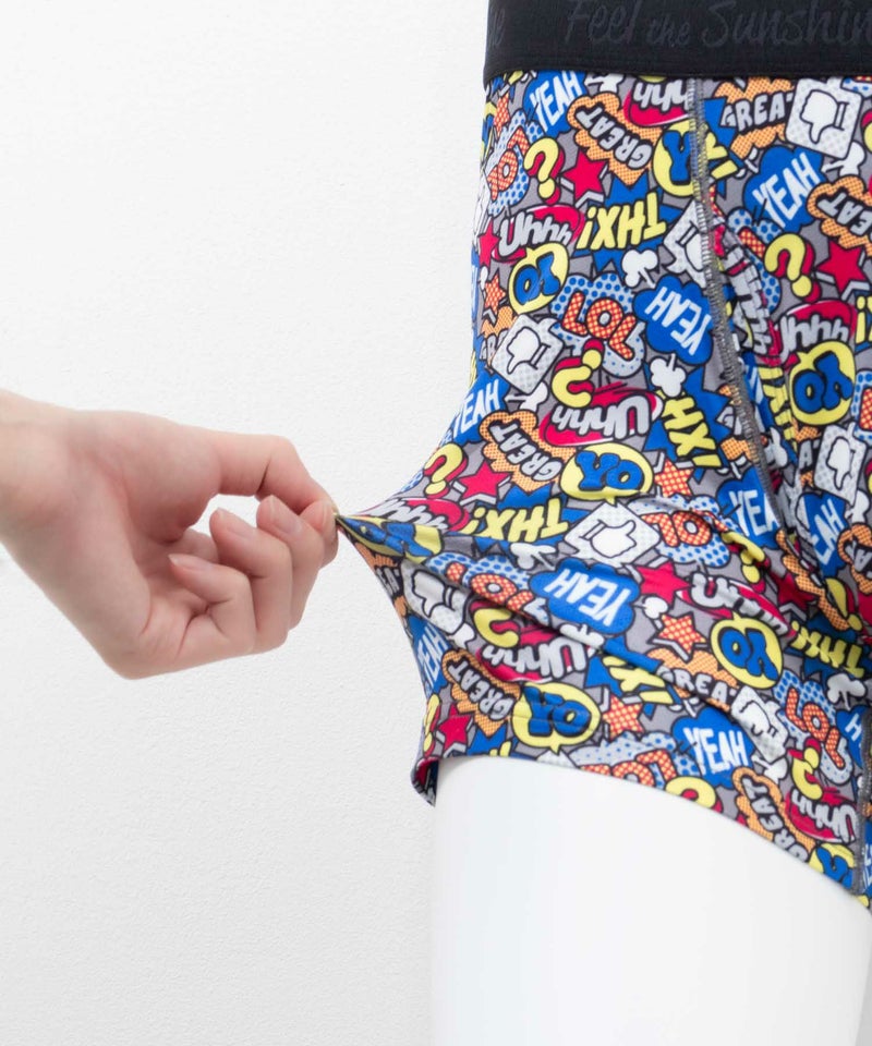 NAVY メッシュボクサーパンツ ロゴ柄 メンズ メール便 対応商品商品画像-8