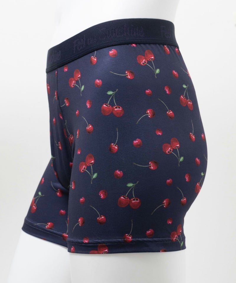 NAVY  メッシュボクサーパンツ チェリー柄 メンズ メール便 対応商品商品画像-2