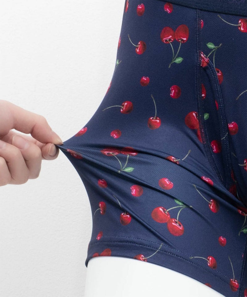 NAVY メッシュボクサーパンツ チェリー柄 メンズ メール便 対応商品商品画像-8