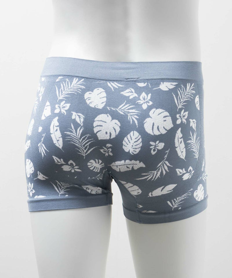 NAVY  成型ボクサーパンツ ボタニカル柄 メンズ メール便 対応商品商品画像-3
