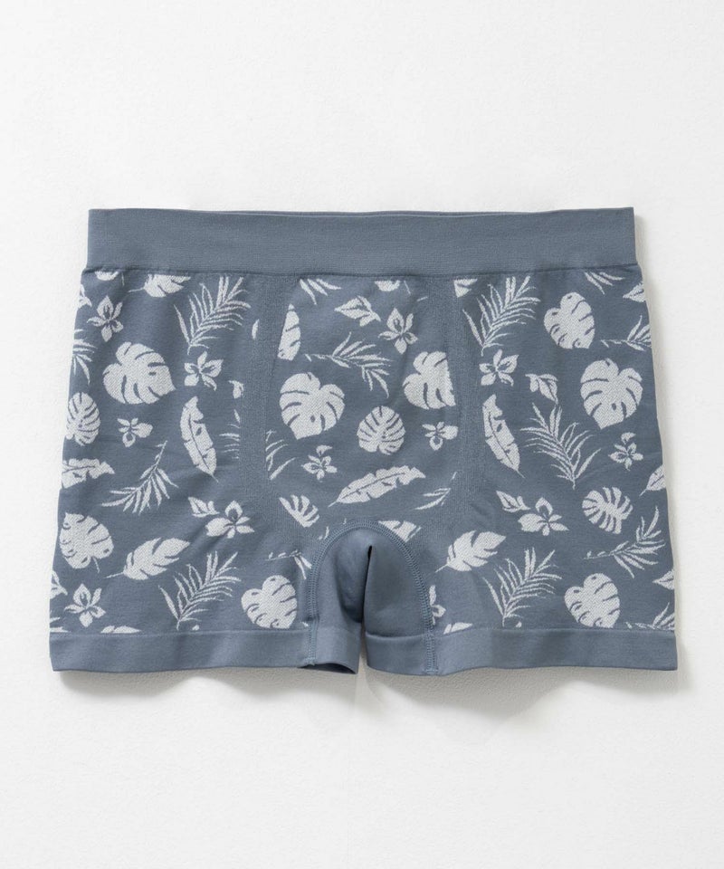 NAVY 成型ボクサーパンツ ボタニカル柄 メンズ メール便 対応商品商品画像-4