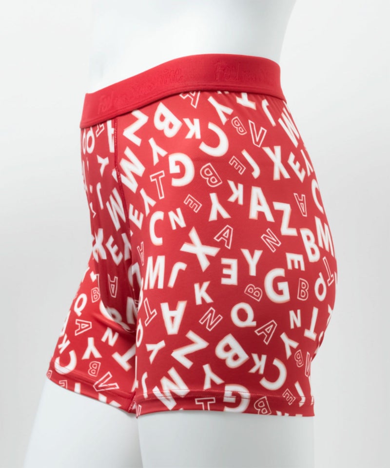 NAVY メッシュボクサーパンツ 英字柄 メンズ メール便 対応商品商品画像-2