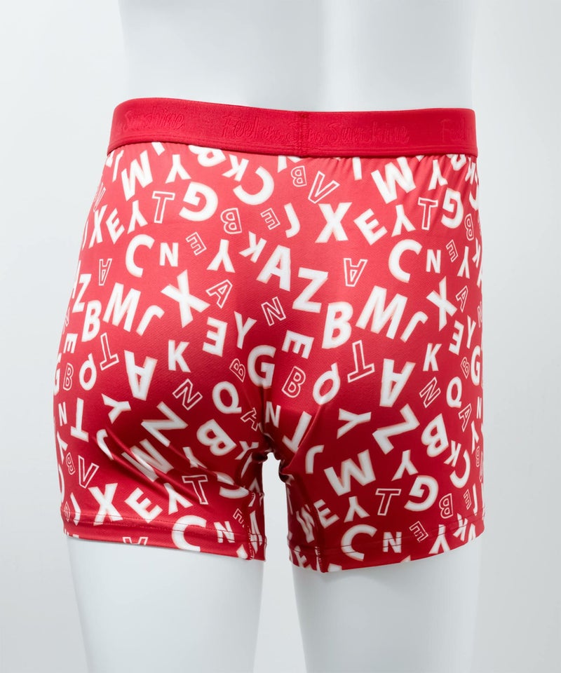 NAVY メッシュボクサーパンツ 英字柄 メンズ メール便 対応商品商品画像-3