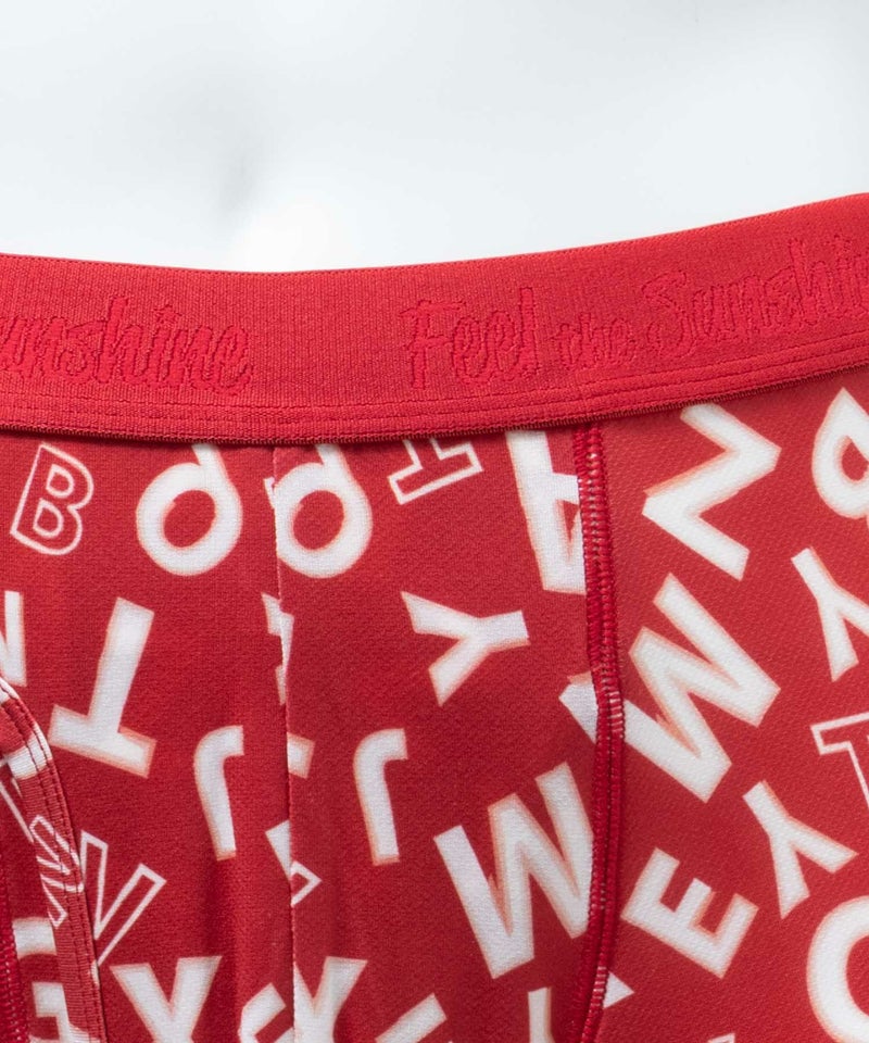 NAVY メッシュボクサーパンツ 英字柄 メンズ メール便 対応商品商品画像-6