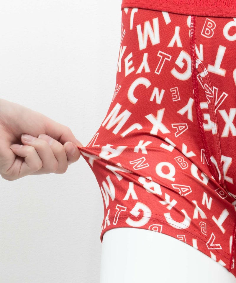 NAVY メッシュボクサーパンツ 英字柄 メンズ メール便 対応商品商品画像-8