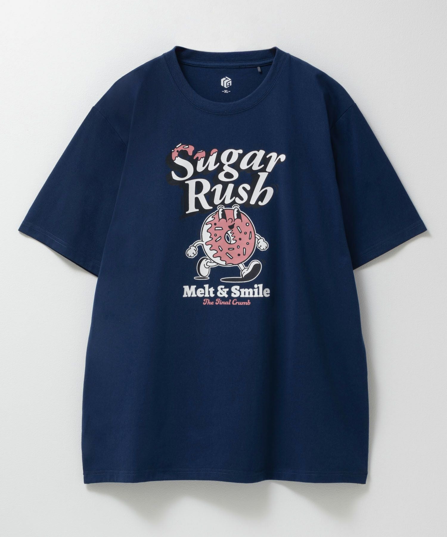 T-GRAPHICS ファストフードキャラプリント半袖Tシャツ メンズ