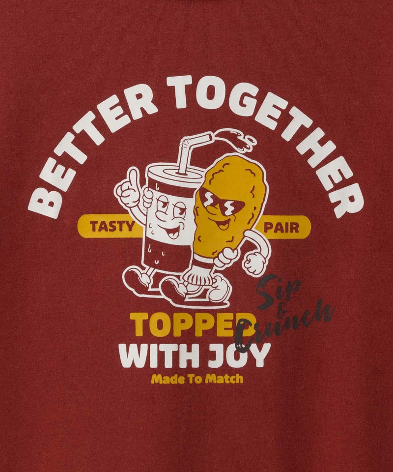 T-GRAPHICS ファストフードキャラプリント半袖Tシャツ メンズ メール便 対応商品商品画像-13