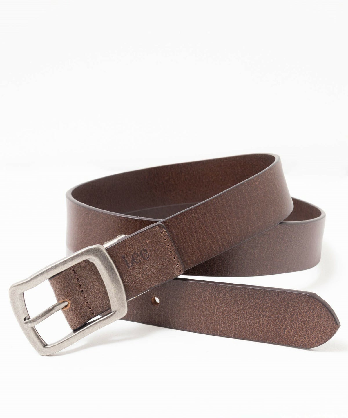 Lee 30mmナローレザーベルト メンズ