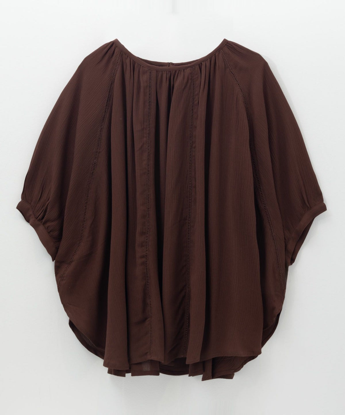 Howdy Marie インドファブリック ハシゴレースドルマンプルオーバー レディース