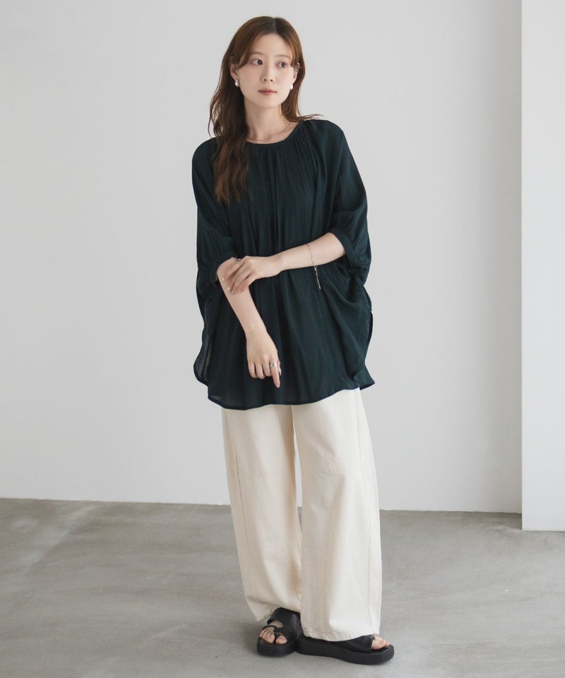 Howdy Marie インドファブリック ハシゴレースドルマンプルオーバー レディース商品画像-33