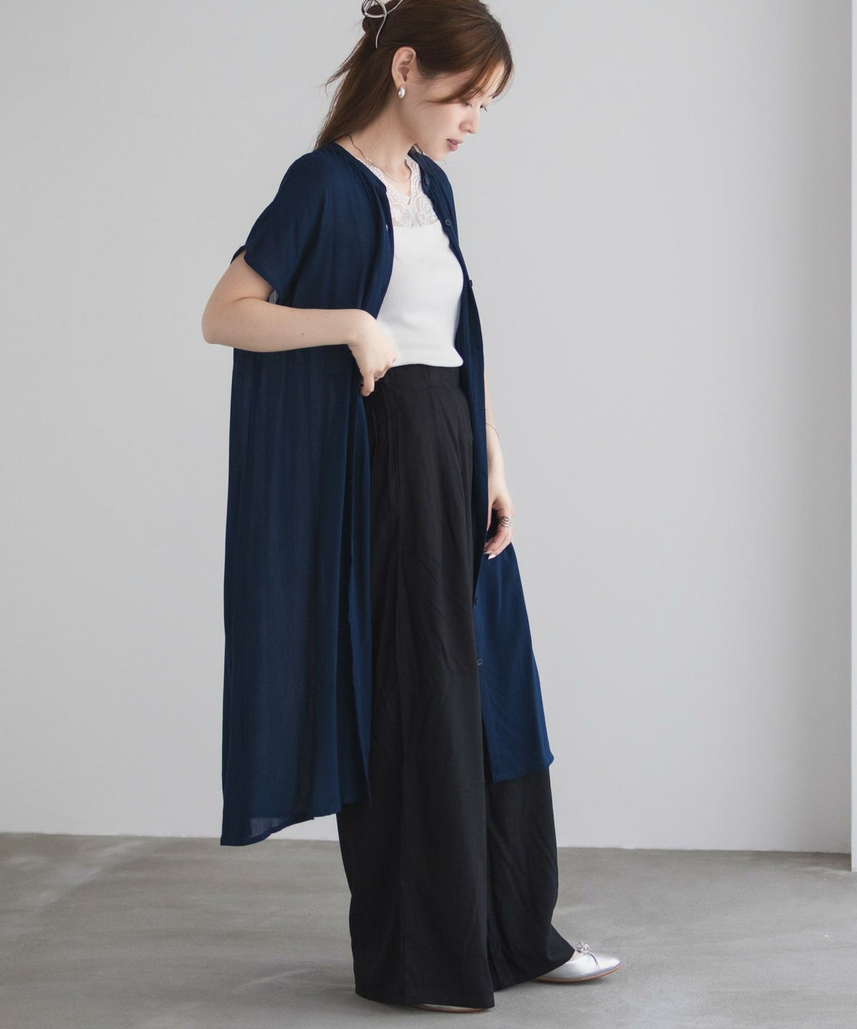 Howdy Marie インドファブリック 前開きワンピース レディース