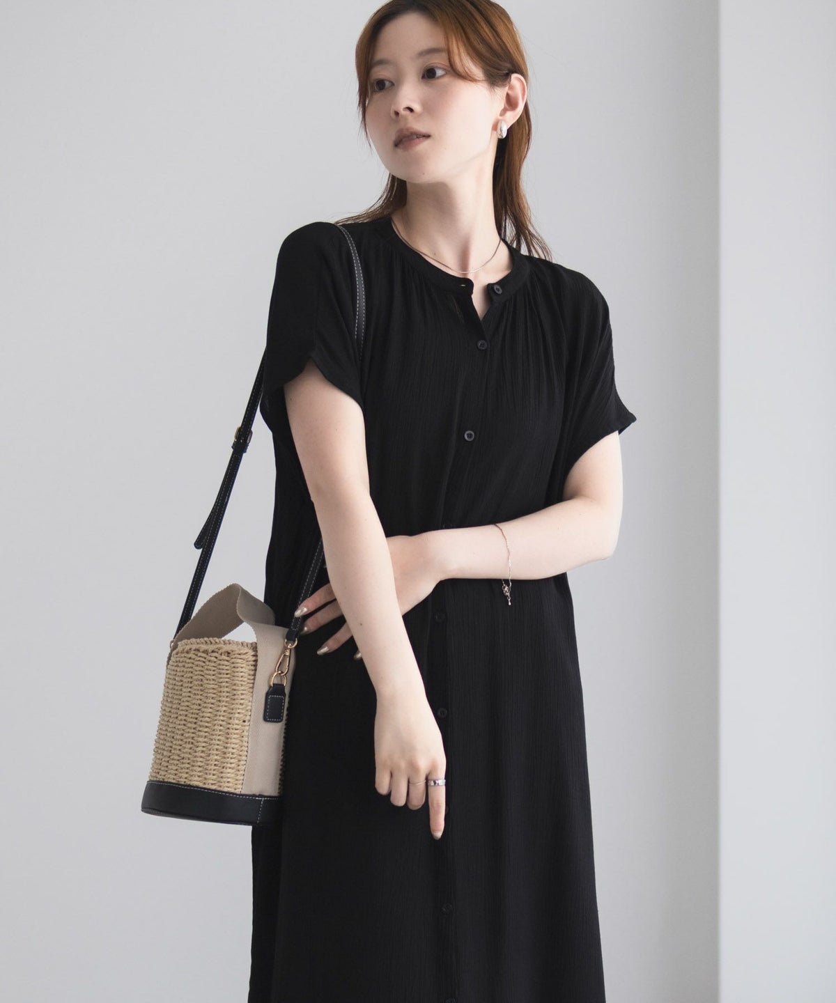 Howdy Marie インドファブリック 前開きワンピース レディース