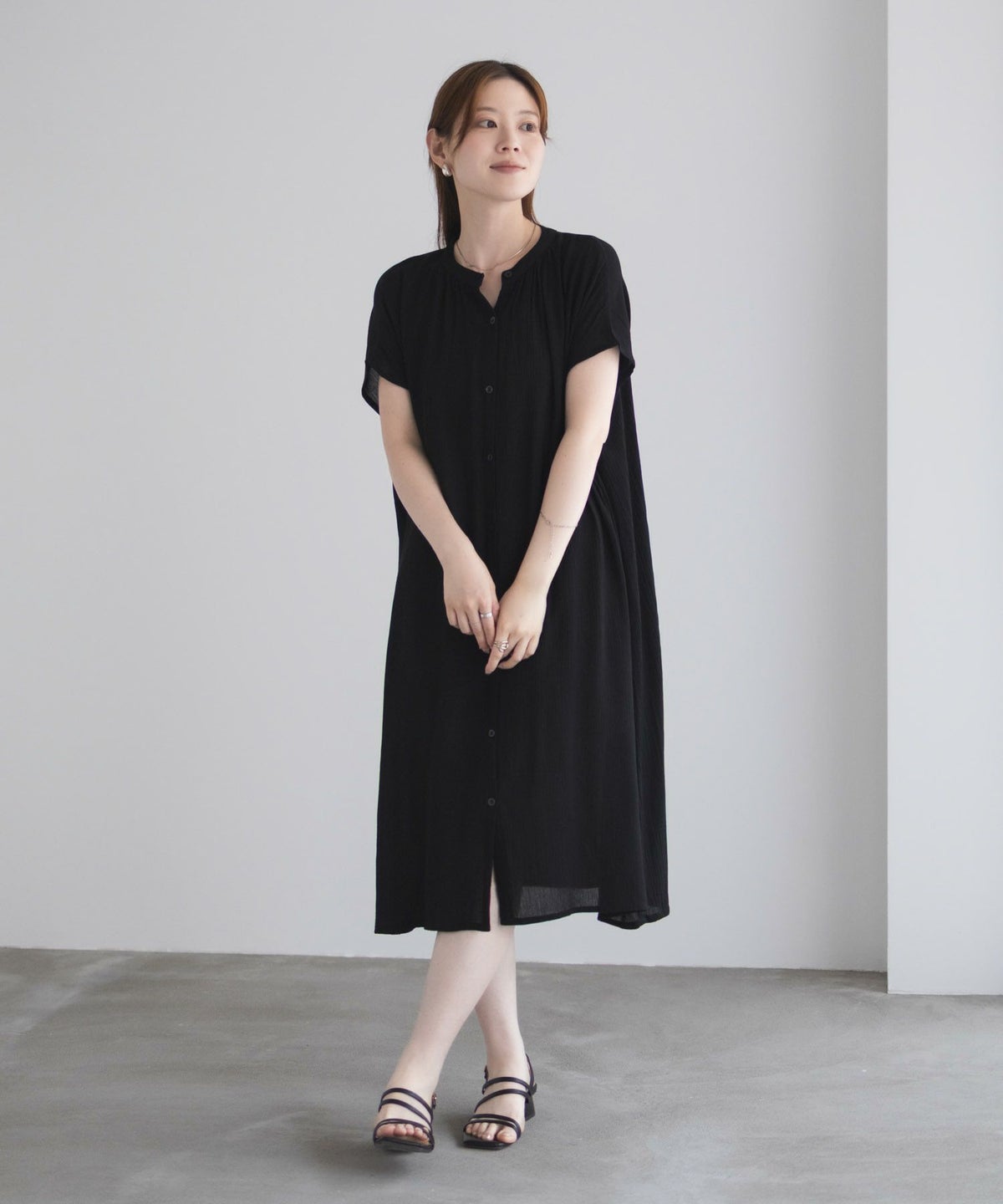 Howdy Marie インドファブリック 前開きワンピース レディース