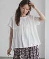 Howdy Marie インドファブリック ギャザーTシャツ レディース ネコポス 対応商品