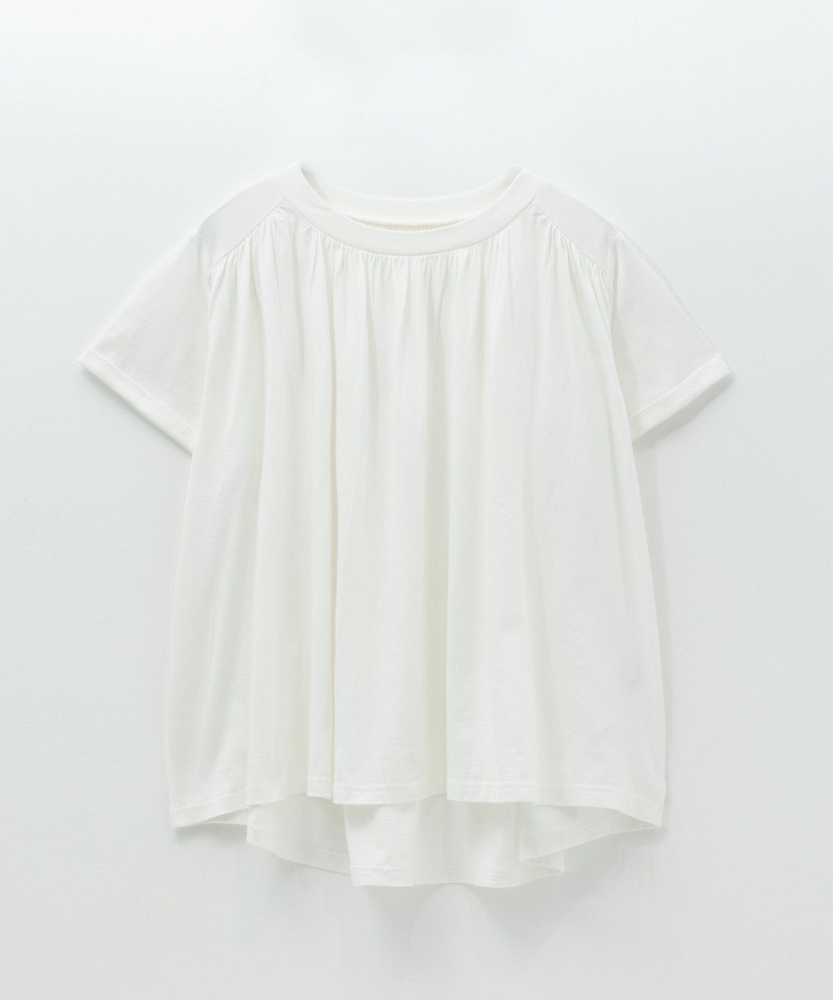 Howdy Marie インドファブリック ギャザーTシャツ レディース ネコポス 対応商品