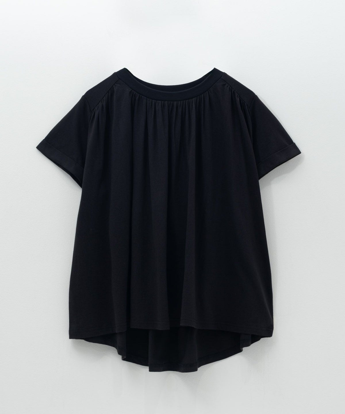 Howdy Marie インドファブリック ギャザーTシャツ レディース ネコポス 対応商品