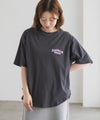 UNDERWRAPS 刺繍ラウンドビッグシルエットTシャツ レディース メール便 対応商品商品サムネイル-3