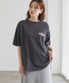 UNDERWRAPS  刺繍ラウンドビッグシルエットTシャツ レディース メール便 対応商品商品サムネイル-4