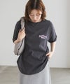 UNDERWRAPS 刺繍ラウンドビッグシルエットTシャツ レディース メール便 対応商品商品サムネイル-7