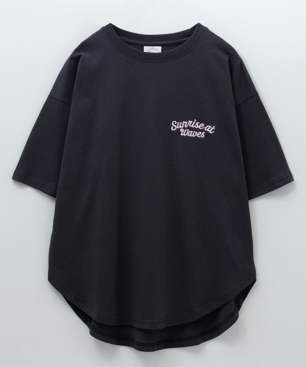 UNDERWRAPS 刺繍ラウンドビッグシルエットTシャツ レディース ネコポス 対応商品