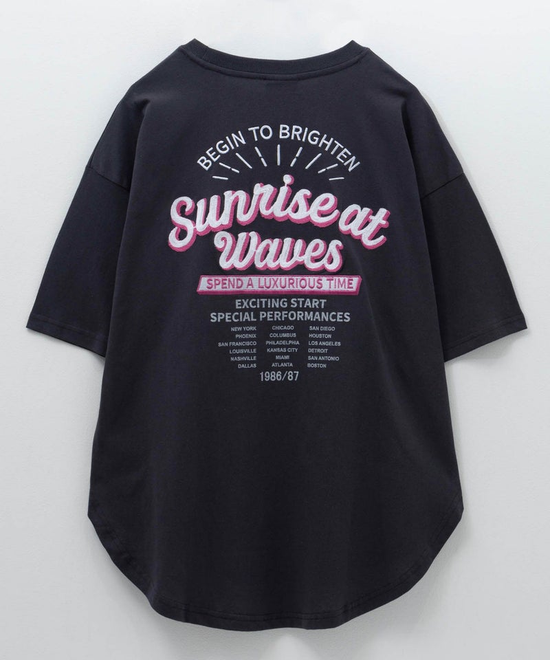 UNDERWRAPS  刺繍ラウンドビッグシルエットTシャツ レディース メール便 対応商品商品画像-18