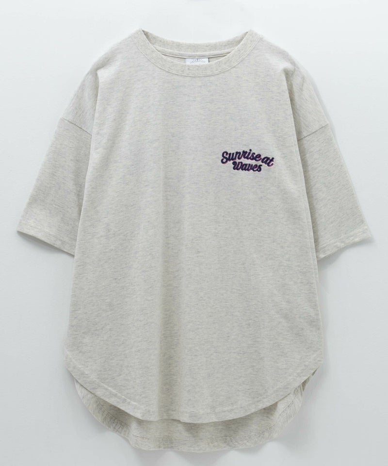 UNDERWRAPS  刺繍ラウンドビッグシルエットTシャツ レディース メール便 対応商品商品画像-19