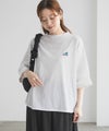 CONVERSE  袖ロールアップTシャツ レディース メール便 対応商品商品サムネイル-1