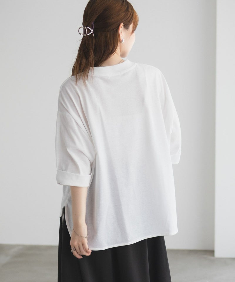 CONVERSE  袖ロールアップTシャツ レディース メール便 対応商品商品画像-9