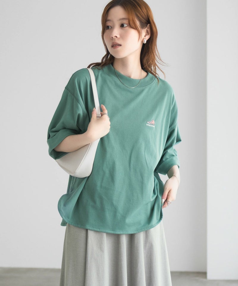 CONVERSE  袖ロールアップTシャツ レディース メール便 対応商品商品画像-20