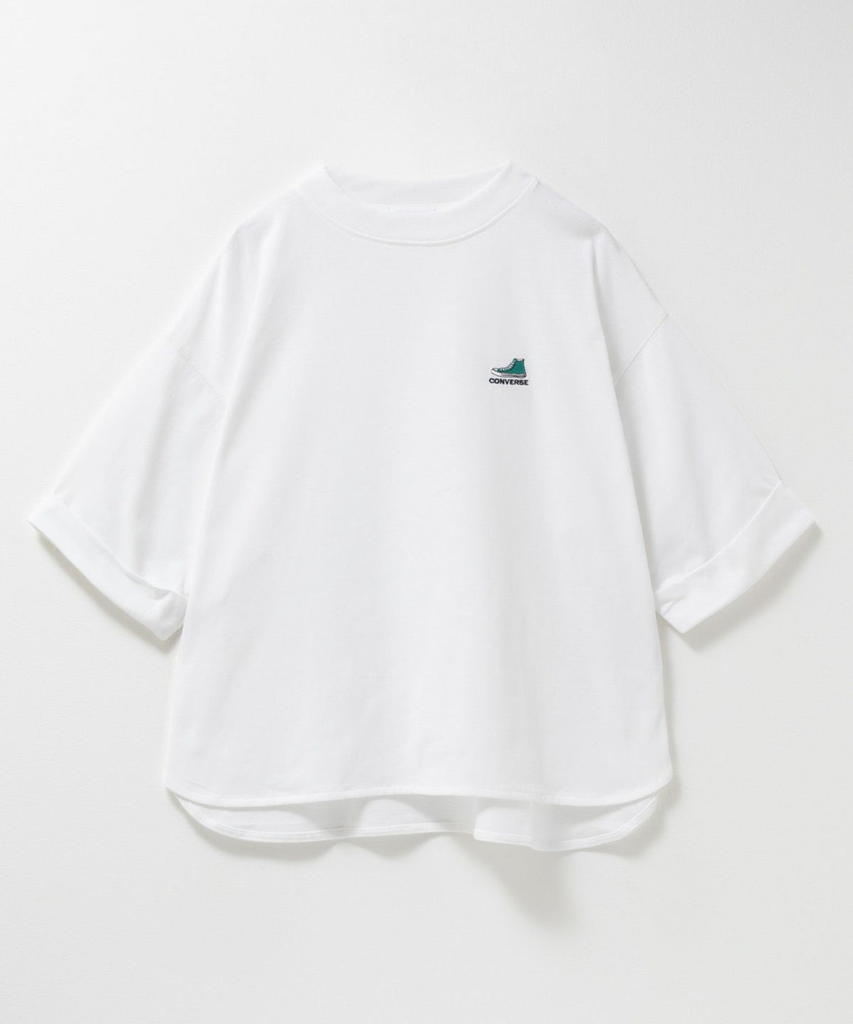 CONVERSE 袖ロールアップTシャツ レディース ネコポス 対応商品