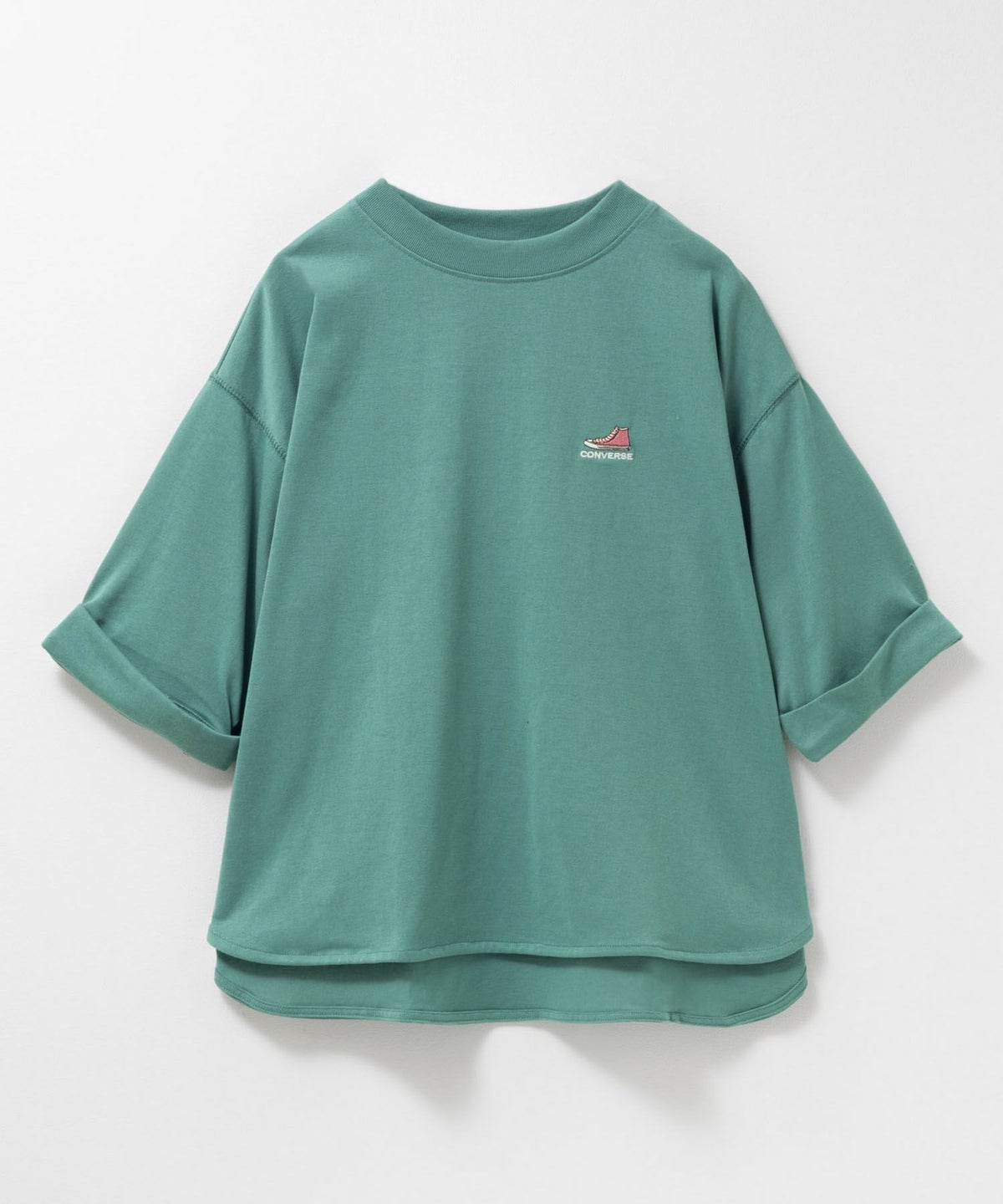 CONVERSE 袖ロールアップTシャツ レディース ネコポス 対応商品