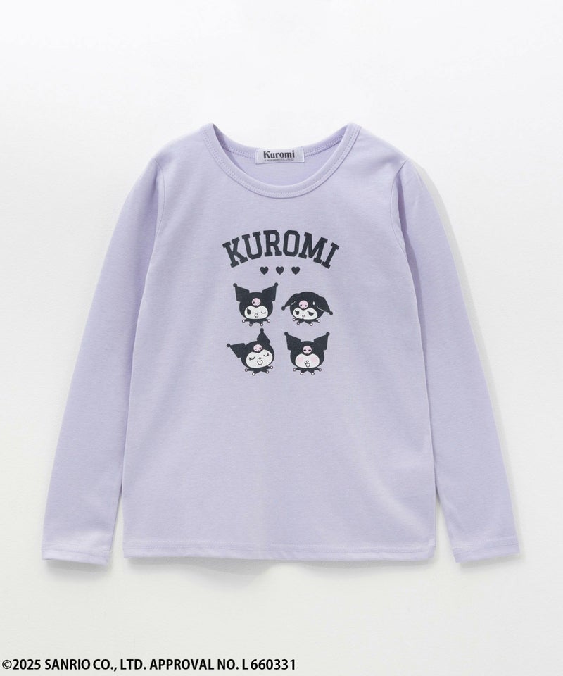 サンリオキャラクターズ クロミ プリント長袖Tシャツ キッズ メール便 対応商品商品画像-1