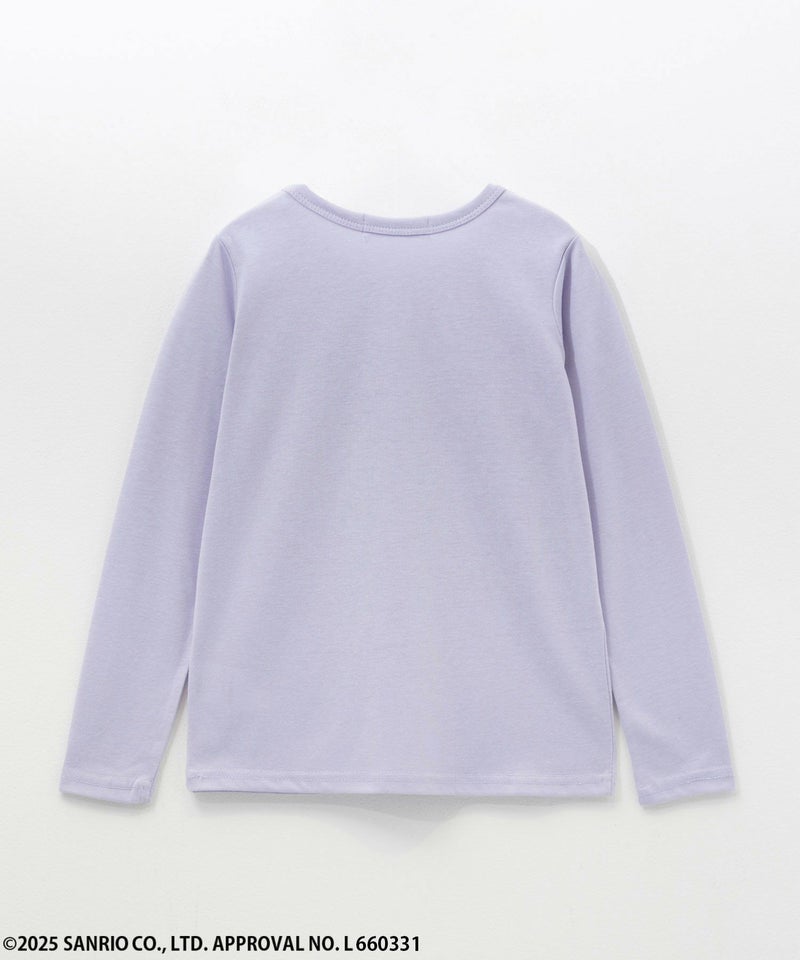 サンリオキャラクターズ クロミ プリント長袖Tシャツ キッズ メール便 対応商品商品画像-2