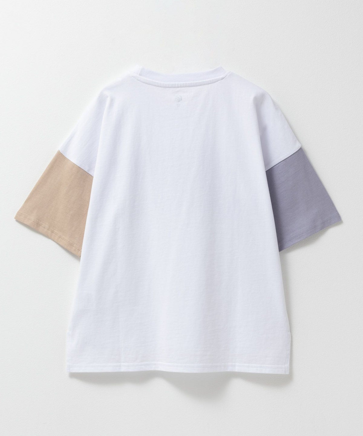 T-GRAPHICS 袖配色5分袖ビッグTシャツ キッズ ネコポス 対応商品