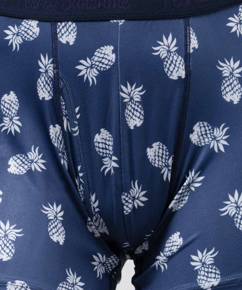 NAVY メッシュボクサーパンツ パイナップル柄 メンズ メール便 対応商品商品画像-7