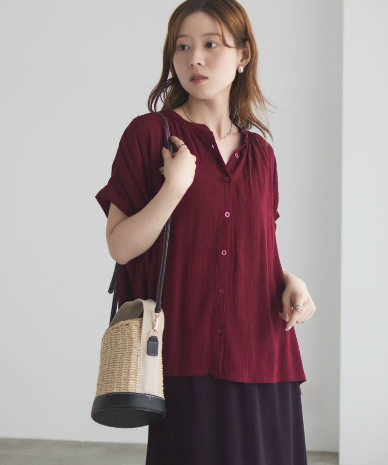 Howdy Marie インドファブリック ギャザーブラウス レディース商品画像-13