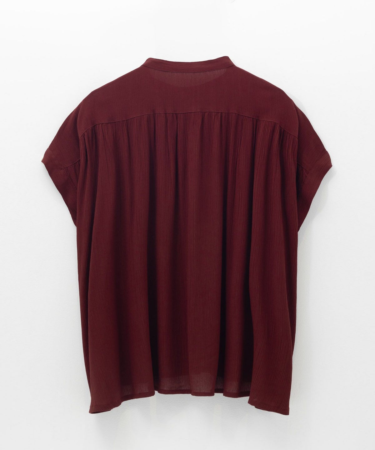 Howdy Marie インドファブリック ギャザーブラウス レディース