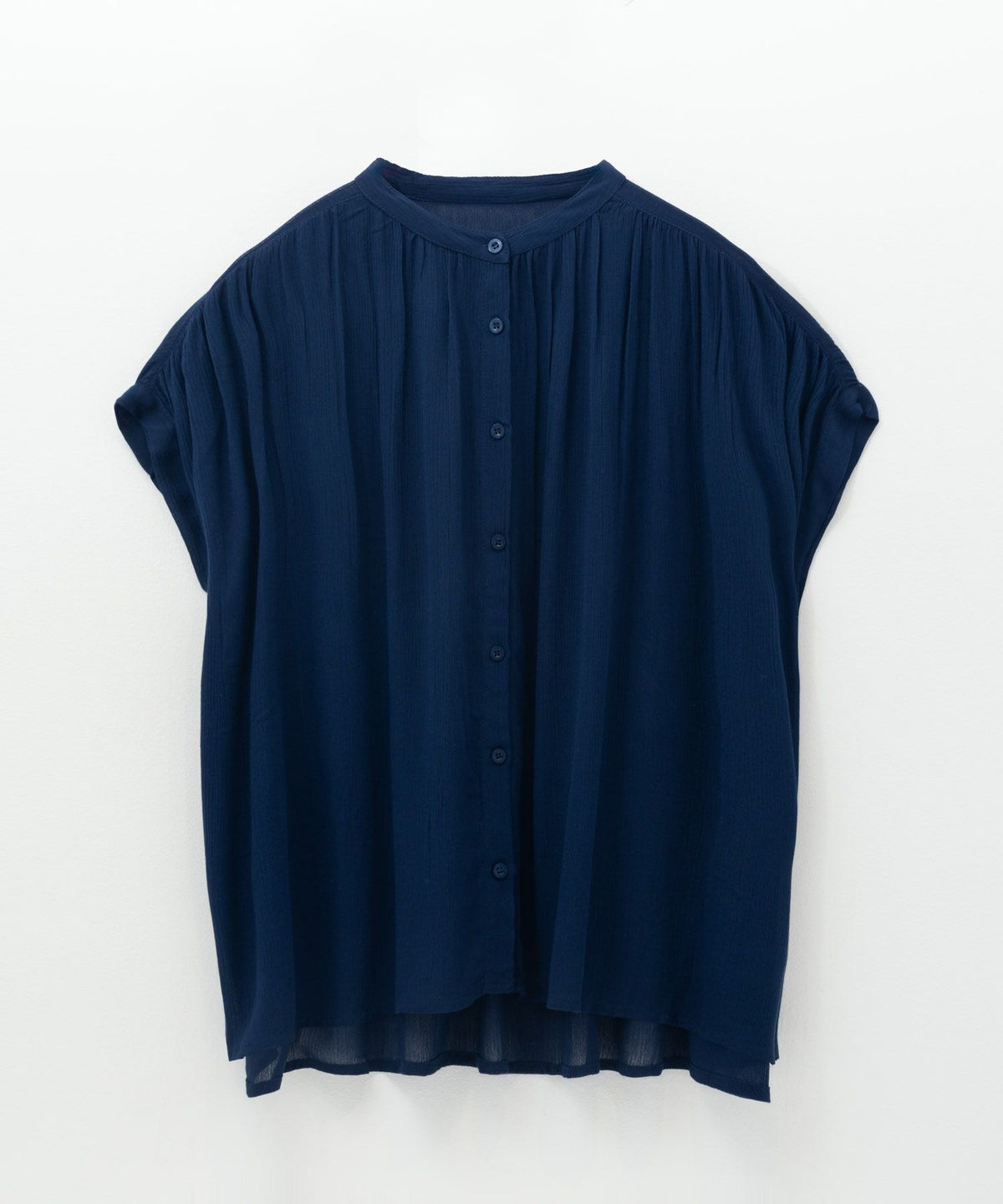 Howdy Marie インドファブリック ギャザーブラウス レディース