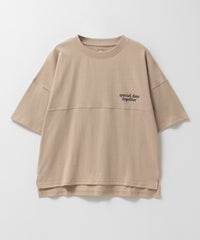 T-GRAPHICS ロゴ5分袖ビッグTシャツ キッズ ネコポス 対応商品