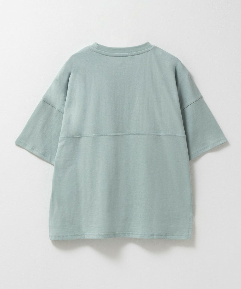 T-GRAPHICS ロゴ5分袖ビッグTシャツ キッズ メール便 対応商品商品画像-4